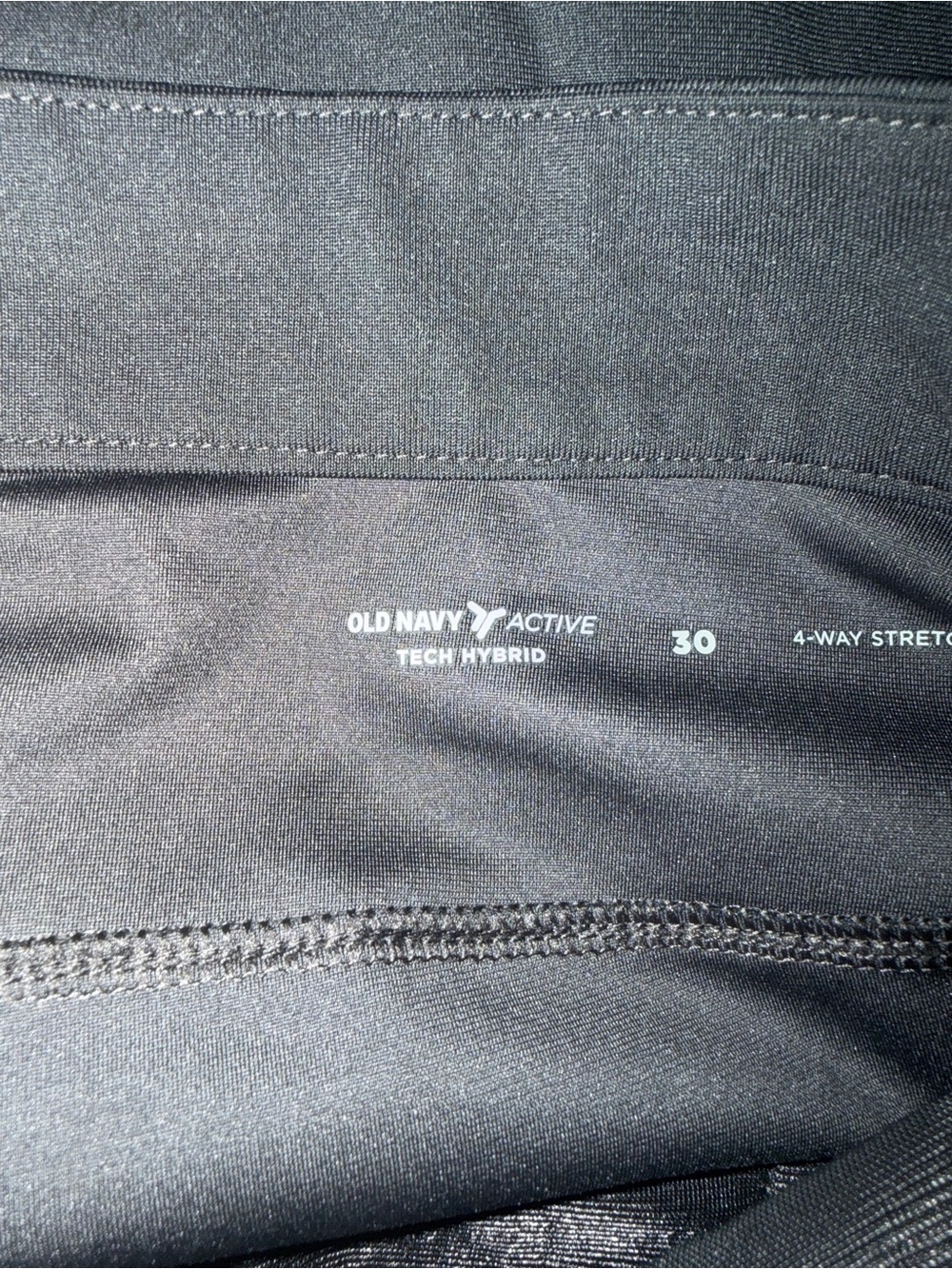 Old Navy Men's Black Athletic Shorts - Picture 3 of 3